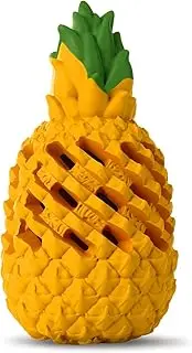 Cozioz Indestructible Pineapple Dog Toys for Large Dogs & Aggressive Chewers, Durable Chew Toys for Small to Medium Dogs, Tough Puzzle Toys for Treat Dispensing & Dental Care