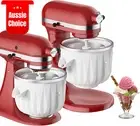 Ice Cream Maker Attachment for Kitchenaid Mixers 2-Quart Gelato Frozen Yogurt