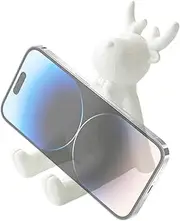 Phone Stand for Desk | Deer Shape Mobile Phone Stand,Tabletop Electronics Cradle, Cute Animal Figure for Home, Library, Dormitory, Cafe