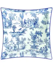 Anne de Solne Organic Cotton Percale 200 Thread Count Galante Euro Sham