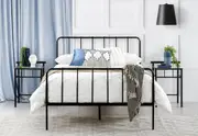 EDINBURGH Black Double Bed