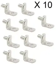 (QTY OF 10) Kinetron Shelf Support and Sleeve .