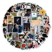 X-Files TV Show Themed Set of 50 Assorted Stickers Decal Set