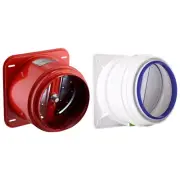 High Efficiency Kitchen Smoke Filter Kitchen Exhaust Check Valves for Household