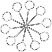 Marine Metal Screws 10 Pack Screw in Heavy Duty Bilic Hooks for Ceiling Fixing Screws Eye Bolts for Swing Hammocks