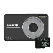 PULSE 44.0 MP 16x Digital Zoom Camera Black BONUS 32GB MICROSD