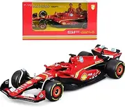 HTLNUZD New Bbuago 2024 1/43 F1 SF24#16 Alloy Racing Car Leclerc for Ferari Die cast Model Car Formula Collection (Color Box Packing)