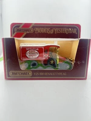 Matchbox Models Of Yesteryear Y-25 1910 Renault Type AG " Baker & Confectioner"