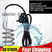 Portable 2200 Watts Immersion Bucket Water Heater Electric Heating Element 220V