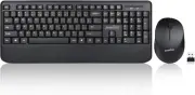 PERIDUO-714, Wireless Standard Keyboard and Mouse Combo Set, Black (11668)