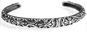 Retro Bracelet925Sterling Silver Bangle Women 925 Silver Bracelet Vintage Classic Cuff Bangle Hand Carve Bracelet Ladies Silver Jewellery Birthday Gifts