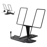 Soporte de metal ajustable para libros, libros de texto, documentos, recetas