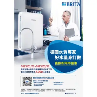 德國BRITA On Line P1000硬水軟化型濾芯一入