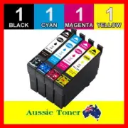 5x Generic 200XL 200 XL T2001 Ink Cartridge Black For Epson WF 2510 2520 2530