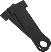 Generic 2pcs Security Lock Locks Keyring Motorcycle Keychain Motorcycle Lock Ratchet Strap Wall -Mounted Motorcycle Frame Motorbike Scooter Black Aluminum Alloy