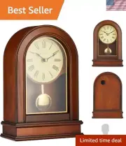 Hardwick Clock, Table top, Walnut Brown