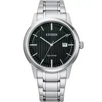 在飛比找PChome24h購物優惠-CITIZEN 星辰 簡約商務光動能腕錶-AW1231-66