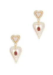 Soru Jewellery Amore 18kt Gold-plated Drop Earrings - Pearl ONE SIZE