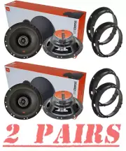JBL Stage2 6.5" Front & Rear Car Replacement Speakers for 1998-2013 Volkswagen