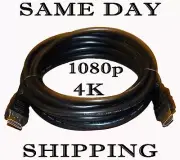 HDMI CABLE with Ethernet 6FT - HDTV BLURAY 3D LED DVD PS3 PS4 XBOX - 1080p 4K 6'
