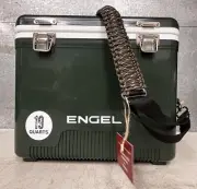 Engel 19 Qt Cooler Dry Box, British Racing Green And White.