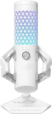 ASUS ROG Carnyx RGB Condenser Gaming Microphone White (Gaming, Streaming and Pod