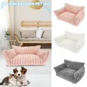 Cat Couch Bed Comfortable Polyester Cat Sofa Detachable Pet Couch Bed for guDEv