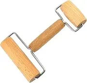 FUNNETOYU Double Ended Rolling Pin Effortless Dough Roller for Pastry Pizza Cookies Solid Kitchen Utensil for Even Results and Long Term Use