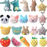 Gejoy 20 Pieces Catnip Toys for Indoor Cat Plush Cat Chew Toys Lovely Kitten Catnip Kitten Entertaining Interactive Kitten Dolls(Lovely)