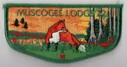 Muscogee Lodge 221 S-35a, Green Border, Type 1 FDL, Indian Waters South Carolina