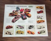 TYCOPRO White Boots Cars Pamphlet Insert REPRODUCTION Poster 8 1/2" x 11"