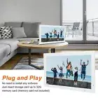 Digital Photo Frame 22in Body Sensing Video Picture Playback Music Clock Cal New