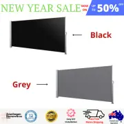 Retractable Side Awning Privacy Screen Shade Patio Garden Terrace Panel 2m x 3m