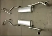 1955 CADILLAC COUPE DEVILLE DUAL EXHAUST SYSTEM, ALUMINIZED, WITHOUT RESONATORS