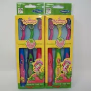 2 Packs of 3 Strawberry Shortcake Scented Kids Toothbrush Suction Cup 6 Total