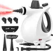 Steam Cleaner, 1050 W Handheld Steam Cleaner with 11 Accessories, 3.5 Bar Steam Pressure Handheld Device with 350 ml, 110 °C Steam Cleaner for All Furniture, Carpets, Bathrooms, Sofa, Floor Pets