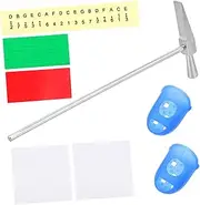 ERINGOGO Thumb Piano Accessories Set Tuning Hammer Scale Stickers Anti-pain Sleeve Learning Kit for Beginners Random Color
