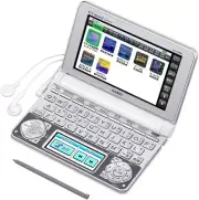 Casio XD-N9800WE W electronic dictionary Data Plus 6 English content rich model