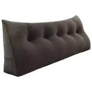 Pillow Bolster Reading Wedge Daybed Headboard Back Triangular Backrest Support