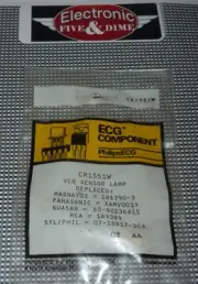 CR1551W ECG VCR REPLACEMENT PART VCR SENSOR LAMP
