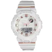 Ladies' Casio G-Shock S-Series G-Squad Connected White Resin Watch GMAB800-7A