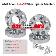 4PCS 30mm Wheel Spacers 4Stud 12x1.25 For Nissan SKYLINE R32 R33 S13 S14 S15 -6%