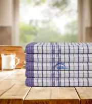 Kitchen Tea Towels Rich Cotton 50x70cm Premium Quality High Absorbent Towels Set