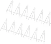 MINAOLULUS 12pcs Mini Easels for Display Tripod Craft Easels with Angles for Painting Photos Signs and DIY Crafts Durable Tabletop Holder