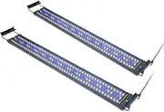 Dynamic Power 2 Set 27W Aquarium Blue White LED Light for Tank 95-115cm
