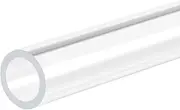 uxcell Acrylic Pipe Rigid Round Tube Clear 9mm ID 12mm OD 305mm for Lamps and Lanterns,Water Cooling System