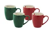 Coupe Mug, Set of 4 (Snow Flake) - 355mL