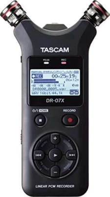 TASCAM DR-07X USB Audio Interface Stereo Linear PCM Handy Recorder