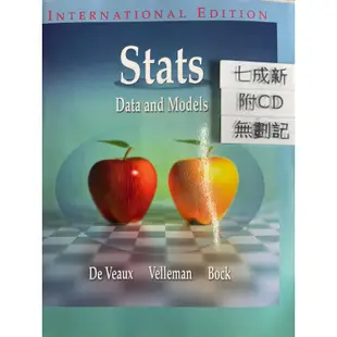 Stats Data and Models (2005)Richard D. ISBN0321269705