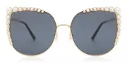 Carolina Herrera HER 0076/S 000/IR Women’s Sunglasses Gold Size 58